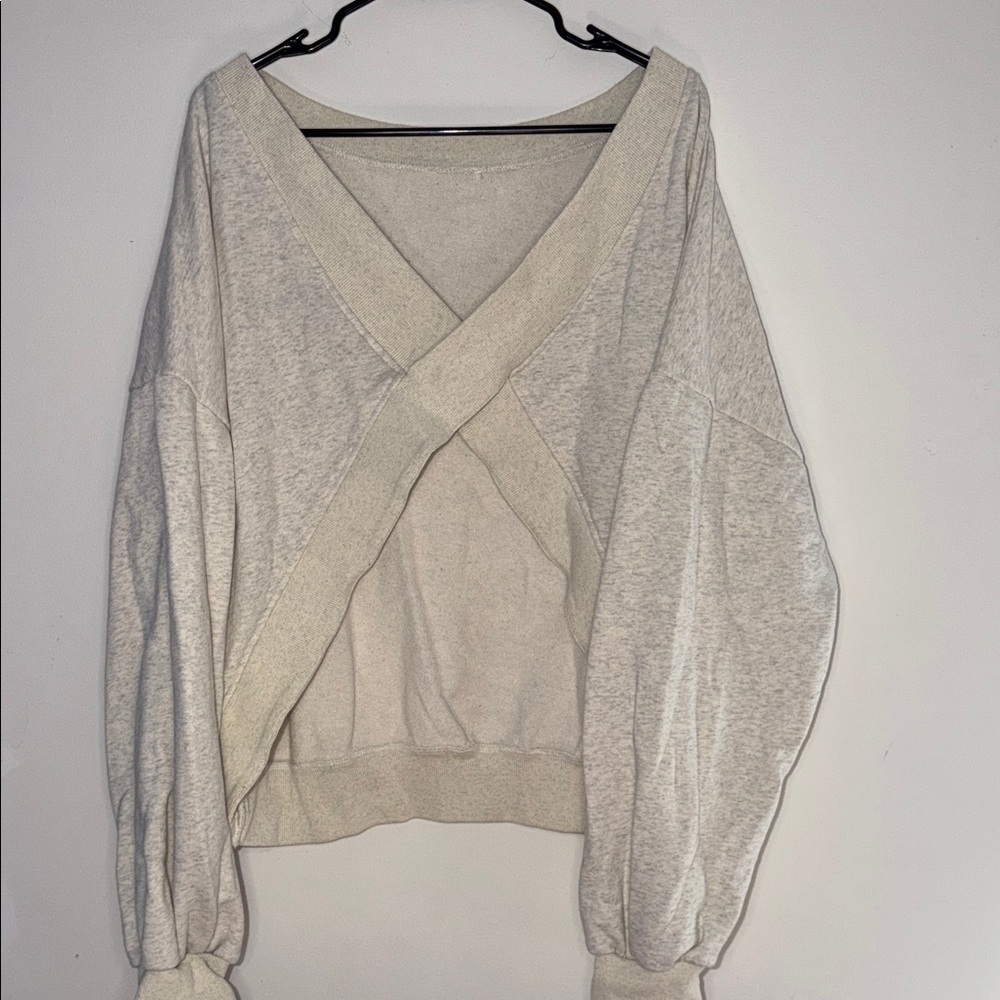 Elegant Off-the-Shoulder Cream Sweater